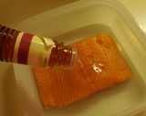 A picture of step 6 of Salmon Donburi (Salmon rice bowl).