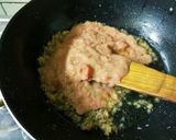 A picture of step 2 of Matar Panner.