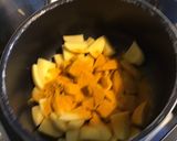 Une image de l'étape 2 de Duos de purées curcuma et spiruline.
