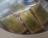 Foto langkah ke 4 dari resep Roti Kukus Matcha Almond.