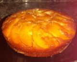 Foto del paso 7 de la receta: Torta invertida de duraznos en almíbar