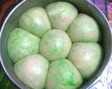 Foto langkah ke 4 dari resep Roti sobek pandan coklat.