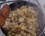 Foto del paso 3 de la receta: Pollo con champiñones y patatas a mi manera