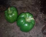 Green bell pepper with sweet polau recipe step 1 photo