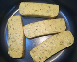 Foto del paso 1 de la receta: Tofu de garbanzos con cintas de calabacín y zanahoria