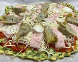 Foto del paso 3 de la receta: Pizza con base de calabacín