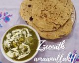 A picture of step 3 of Paalak Paneer.