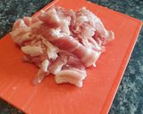 Une image de l'étape 3 de Pate carbonara.