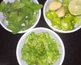 A picture of step 2 of Peanut Coriander Chutney.