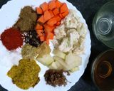 A picture of step 4 of #Winter pickle.