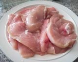 Foto del paso 1 de la receta: Pollo Agridulce "Tú y Yo"