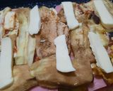 Foto del paso 5 de la receta: Láminas de berenjenas con quesos, jamón y salsa (para congelar)