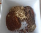 A picture of step 3 of Masala for spicy Chicken Roast.