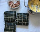 A picture of step 9 of Bánh Chưng (Vietnamese Sticky Rice Cake).