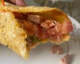 Foto del paso 3 de la receta: Fajita fit de queso y atún. Fast food real y casera! Apto celíacos 🌮