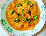 Foto langkah ke 5 dari resep Tahu pong cecek cabe hijau.