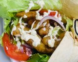 A picture of step 3 of Tacos wrap.