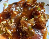 A picture of step 10 of Cabbage Manchurian Plate.