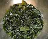 A picture of step 1 of Celery and Wakame Salad with Miso Dressing (Sumiso Ae).