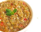 A picture of step 5 of Mint and Chibad(Cucumis Callosus) Chutney.