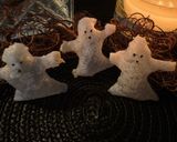 Foto del paso 5 de la receta: Fantasmas de arroz (Crujiente de obleas de arroz) - Adviento Halloween