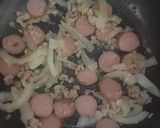 Foto langkah ke 5 dari resep Spaghetti bolognese & pudding coklat vla vanila bekal anak.