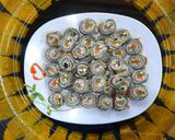 Hình bước làm 3 của món Kimbap chiên