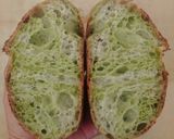 Foto langkah ke 31 dari resep Flaxseeds Pandan Swirl Sourdough Bread.