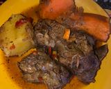Foto del paso 7 de la receta: Tapa De Nalga a La Olla,con Papas Y Batatas