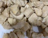 Foto del paso 3 de la receta: Espaguetis con pollo, pimientos y cebolla tierna