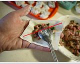 餛飩麵~簡單做..教你怎麼包餛飩的食譜步驟6照片