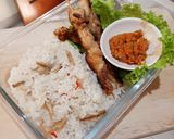Foto langkah ke 3 dari resep Nasi Liwet Ikan Teri.