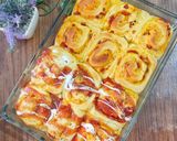 Foto langkah ke 10 dari resep Sucuk & Cheese Rolls (Roti Pizza Gulung).