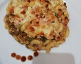 A picture of step 5 of Cheesy baked pasta.