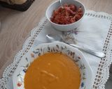 Foto del paso 8 de la receta Crema de calabaza con crujiente de jamón