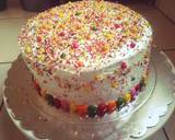 Rainbow cake aux oeufs de paques étape de la recette 5 photo
