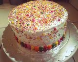 Une image de l'étape 5 de Rainbow cake aux oeufs de paques.