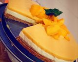 A picture of step 12 of Mango cheesecake.