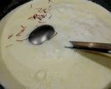 A picture of step 2 of Mango Phirni.
