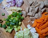 Foto langkah ke 2 dari resep Tumis Soun Simpel Porsi Kecil.
