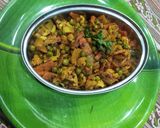 A picture of step 6 of Carrot green peas mix sabji.