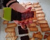 Foto del paso 4 de la receta: Galletas dominó crujientes