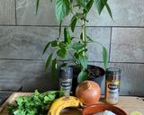A picture of step 2 of Banana Skin Satni.