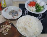 รูปขั้นตอนการทำที่ 1 ของ ข้าวผัดกุ้ง🦐🦐