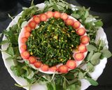 A picture of step 9 of Methi dry sabzi.