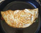 Spinach Sausage Stuffed Omelette recipe step 7 photo
