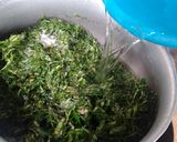 A picture of step 6 of Sweet Potato Leaf Sauce.