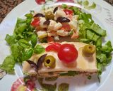 Foto del paso 6 de la receta: Pionono de Atún, lechuga, cherry, aceitunas y huevo.🤗💖💕🙂😊💖🤗💕🙂😉😊🤗