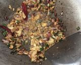 A picture of step 2 of Har Lok (Cantonese prawn style).