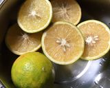 A picture of step 1 of Sweet Lime Juice.